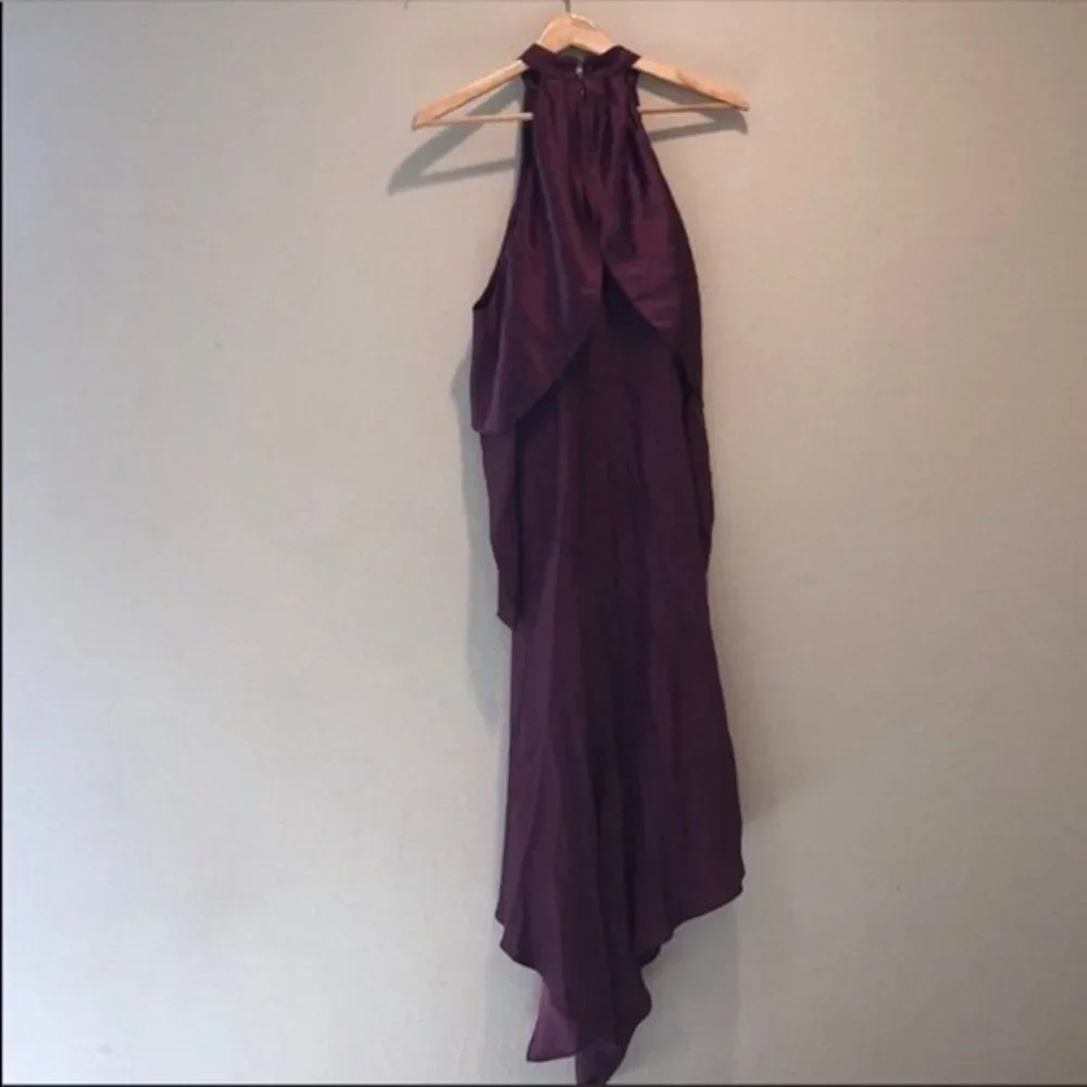 Parker Womens Size 2 Tanya Asymmetric Silk Dress